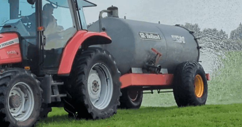 Example of a slurry tanker